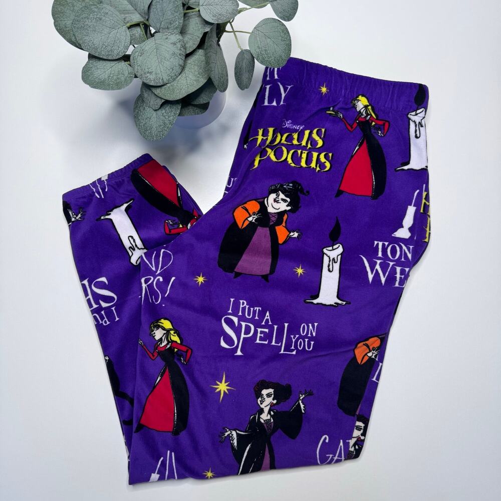 Disney | Purple Hocus Pocus Sanderson Sisters Fleece Pajama Pants